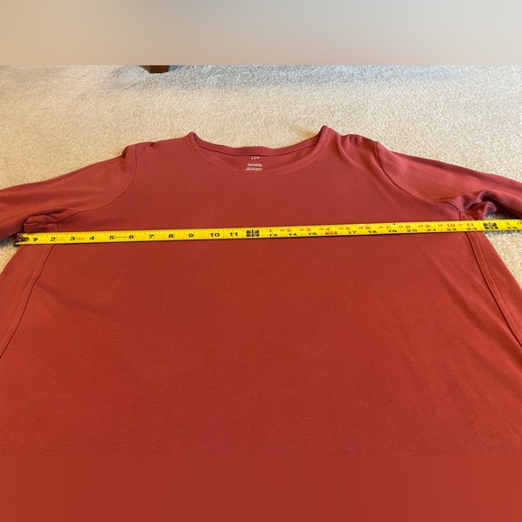 J. Jill Pima 3/4 Sleeve Scoop Neck Tee - Picture 5 of 7